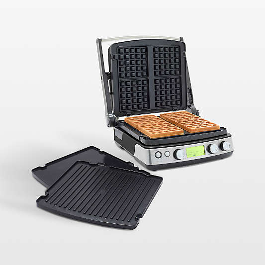 GreenPan Elite Black 7-in-1 Grill, Griddle and Waffle Maker