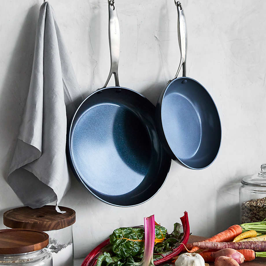 Crate & Barrel EvenCook Core 10 and 12 Ceramic Non-Stick Fry Pan