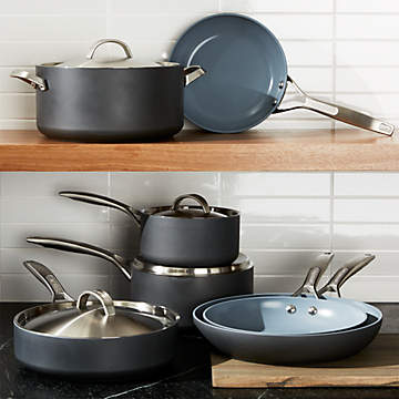 Levels Stainless Steel Stackable Ceramic Nonstick 11-Piece
