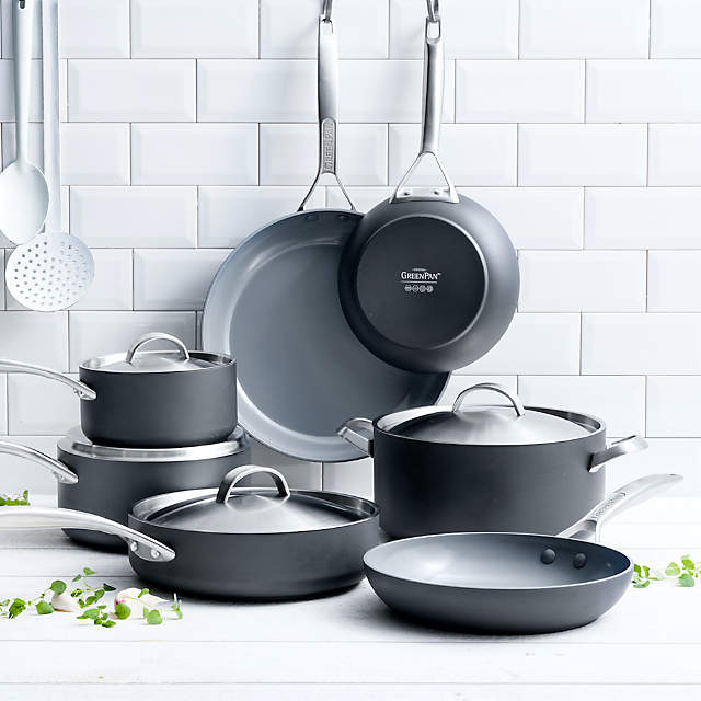 Green Pan Valencia Pro Ceramic Non-Stick 11-Piece Cookware Set + Reviews, Crate & Barrel Canada