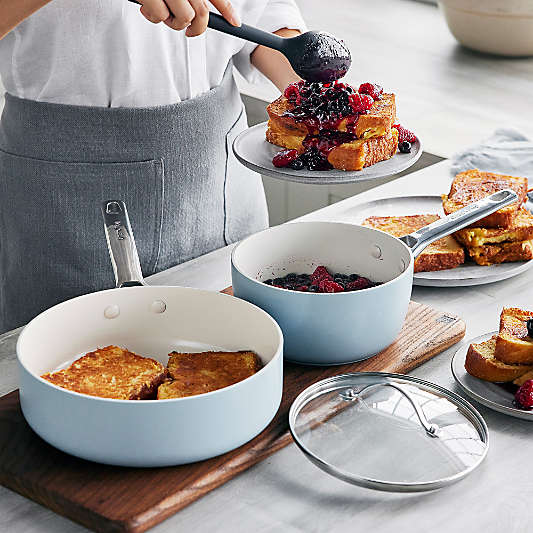 Greenpan â„¢ Padova Pro Blue Haze 10-Piece Non-Stick Ceramic Cookware Set