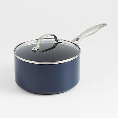 View GreenPan ™ Performance Pro Midnight Blue 3-Qt. Ceramic Non-Stick Saucepan details