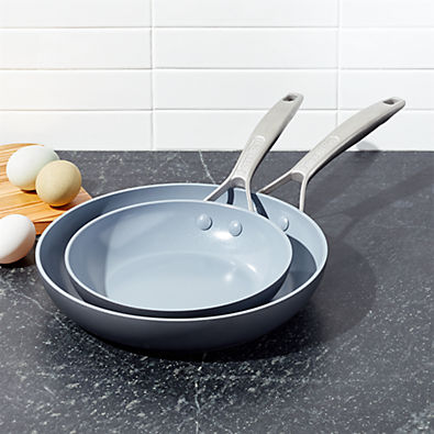 View GreenPan ™ Paris Pro Ceramic Non-Stick Fry Pans, Set of 2 details