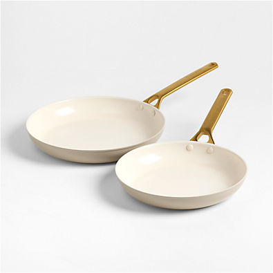 View GreenPan ™ Reserve Pro Macadamia Ceramic Non-Stick Fry Pans, Set of 2 details