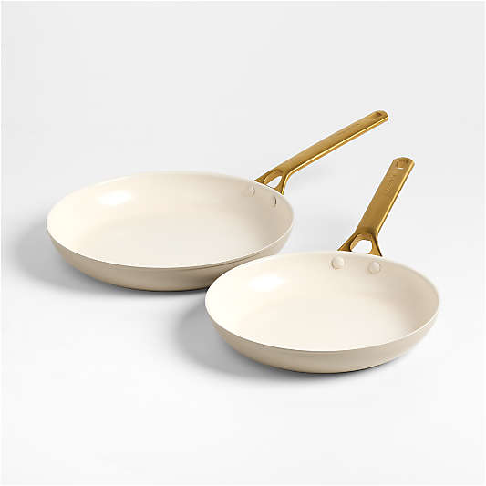 GreenPan ™ Reserve Pro Macadamia Ceramic Non-Stick 10" and 12" Fry Pans Set