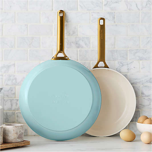 GreenPan ™ Reserve Pro Seaside Ceramic Nonstick 10" and 12" Fry Pans Set