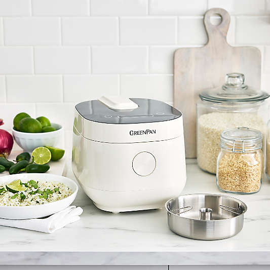 GreenPan ™ Rice Cooker with Carb Reduction in Cloud Cream