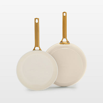 View GreenPan ™ Reserve Pro Cream Ceramic Nonstick 10" and 12" Fry Pans Set details