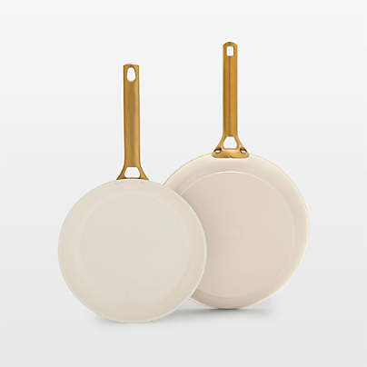 GreenPan ™ Reserve Pro Cream Ceramic Nonstick 10" and 12" Fry Pans Set