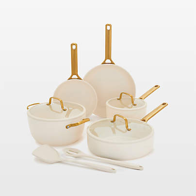 GreenPan ™ Reserve Pro Cream 10-Piece Ceramic Nonstick Cookware Set