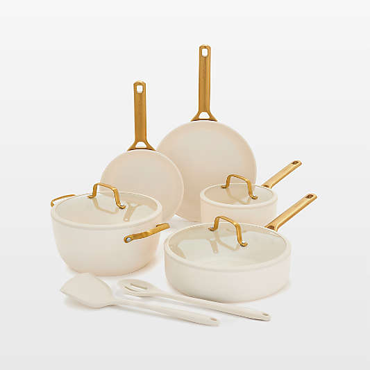 GreenPan â„¢ Reserve Pro Cream 10-Piece Ceramic Non-Stick Cookware Set