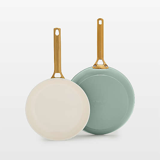 GreenPan â„¢ Reserve Pro Moss Ceramic Non-Stick 10" and 12" Fry Pans Set