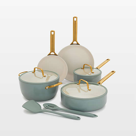 GreenPan â„¢ Reserve Pro Moss 10-Piece Ceramic Non-Stick Cookware Set