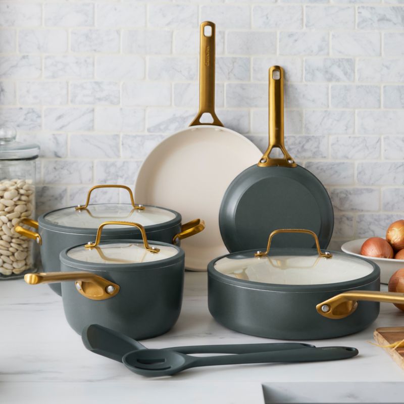 GreenPan™ Reserve Pro Spruce 10-Piece Ceramic Nonstick Cookware Set - image 1 of 8