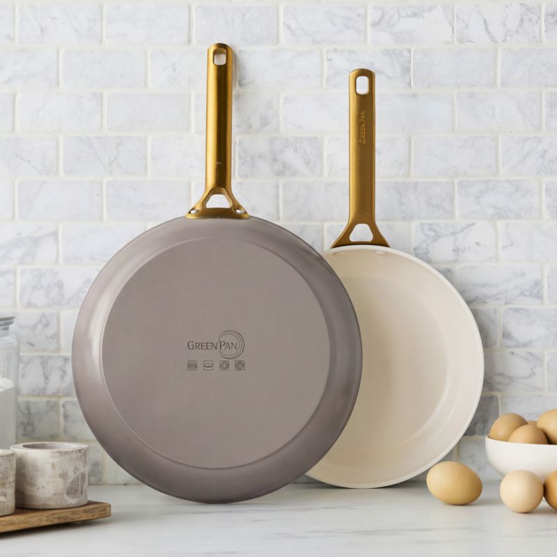 GreenPan™ Reserve Pro Latte Ceramic Nonstick 10" and 12" Fry Pan Set - image 1 of 7