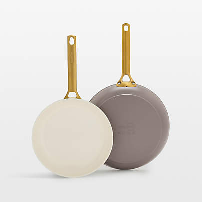 GreenPan™ Reserve Pro Latte Ceramic Nonstick 10" and 12" Fry Pan Set