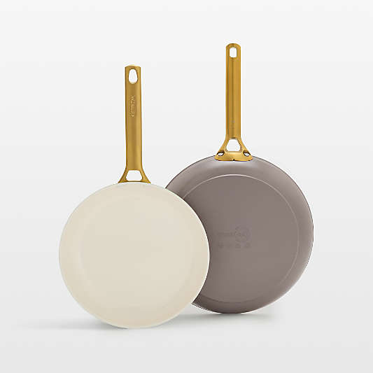 GreenPan™ Reserve Pro Latte Ceramic Nonstick 10" and 12" Fry Pan Set