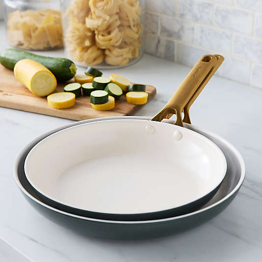 GreenPan™ Reserve Pro Spruce Ceramic Nonstick 10" and 12" Fry Pan Set