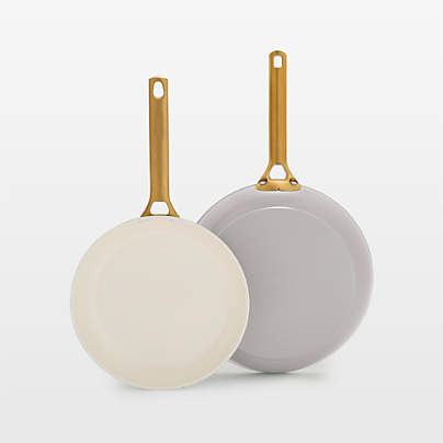 GreenPan ™ Reserve Pro Oyster Ceramic Nonstick 10" and 12" Fry Pans Set