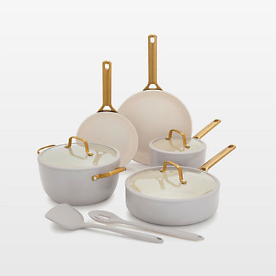 View GreenPan ™ Reserve Pro Oyster 10-Piece Ceramic Non-Stick Cookware Set details