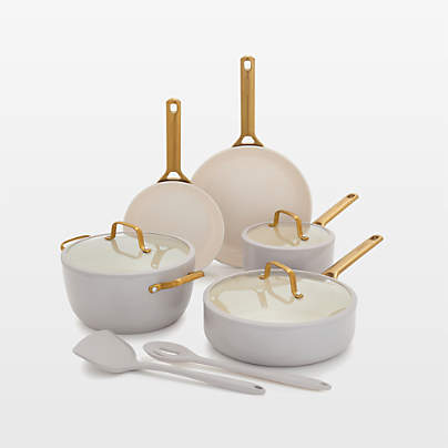GreenPan â„¢ Reserve Pro Oyster 10-Piece Ceramic Non-Stick Cookware Set