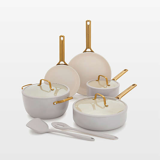 GreenPan â„¢ Reserve Pro Oyster 10-Piece Ceramic Nonstick Cookware Set