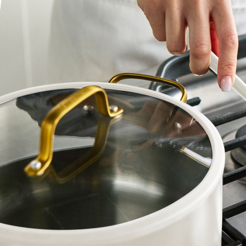GreenPan™ Reserve Pro Cream 10-Piece Stainless Steel Cookware Set with Bonus Tools - image 7 of 10