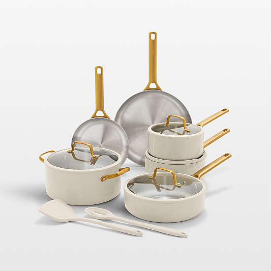 GreenPan™ Reserve Pro Cream 10-Piece Stainless Steel Cookware Set with Bonus Tools