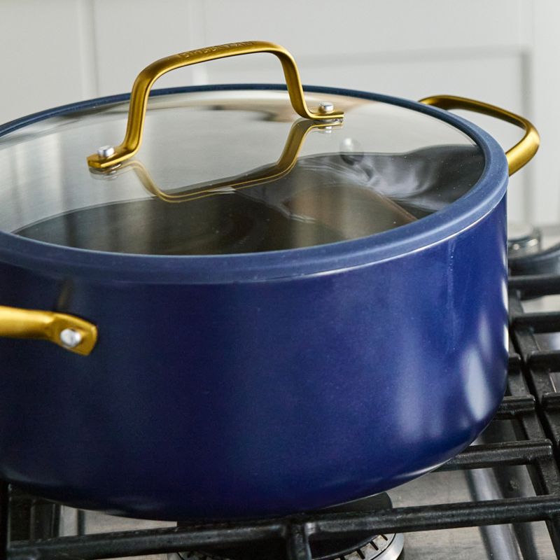 GreenPan™ Reserve Pro Oxford Blue 10-Piece Stainless Steel Cookware Set with Bonus Tools - image 7 of 10