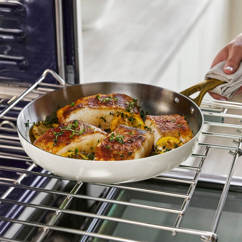 GreenPan™ Reserve Pro Cream 10-Piece Stainless Steel Cookware Set with Bonus Tools - image 5 of 10