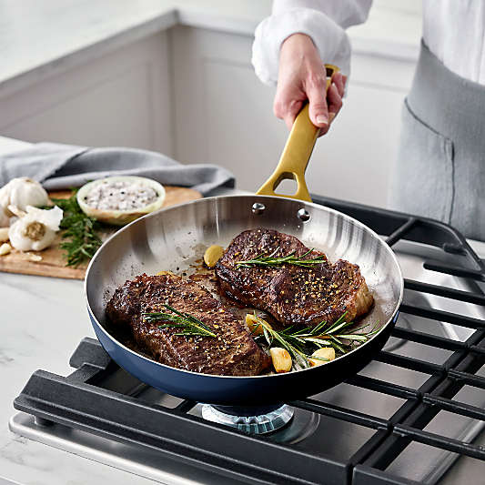 GreenPan™ Reserve Pro Oxford Blue 10-Piece Stainless Steel Cookware Set with Bonus Tools