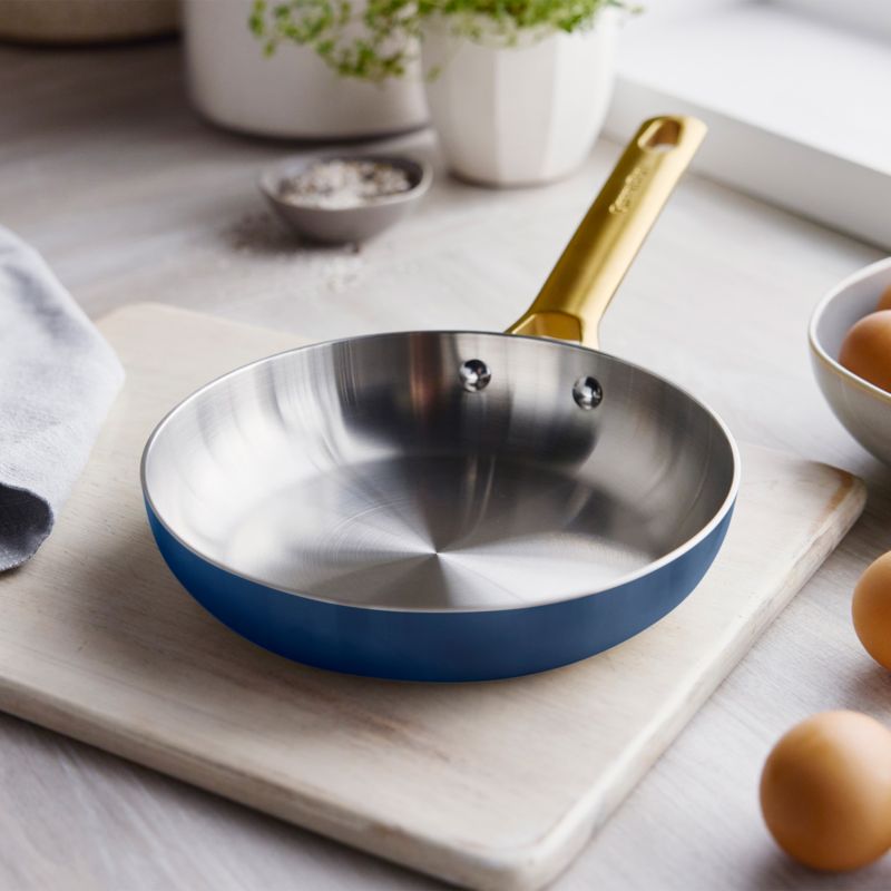 GreenPan™ Reserve Pro Oxford Blue Stainless Steel 8" Fry Pan - image 5 of 6