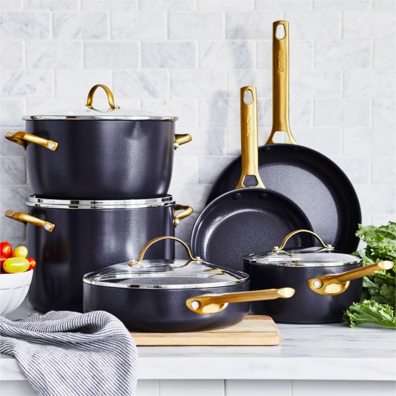 GreenPan ™ Reserve Taupe 10-Piece Ceramic Non-Stick Cookware Set