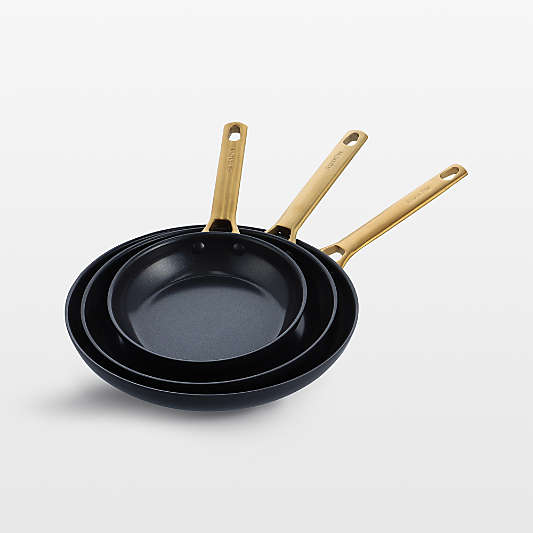 GreenPan ™ Reserve Black Frying Pans, Set of 3