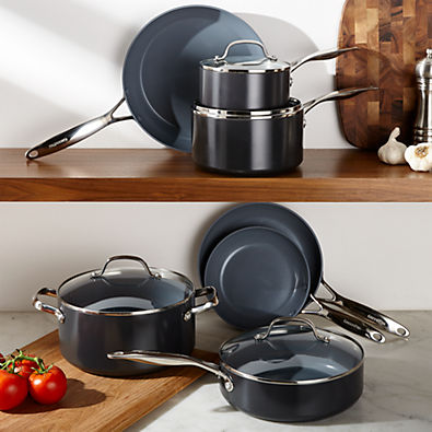 View Green Pan  Valencia Pro Ceramic Non-Stick 11-Piece Cookware Set details