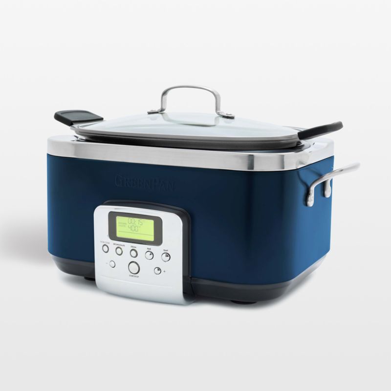 GreenPan Elite Oxford Blue Slow Cooker - image 0 of 10