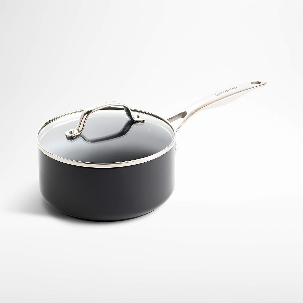 GreenPan Valencia Pro 2Qt. Ceramic NonStick Saucepan with Lid + Reviews Crate & Barrel Canada