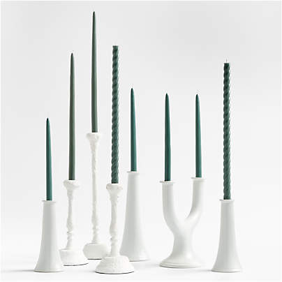 Duck Green Taper Candle Bundle, Set of 8
