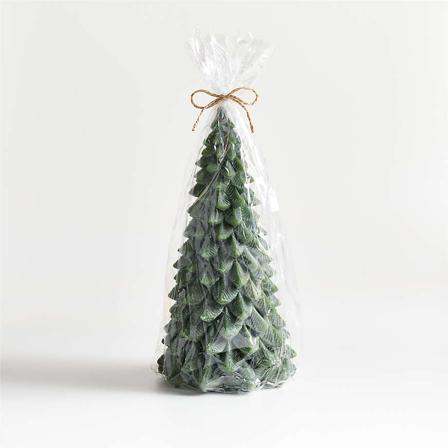 Pine Tree Christmas Holiday Candle - Funny Blue Spruce Pine Tree