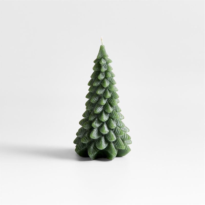 8" Green Pine Tree Candle - image 0 of 13