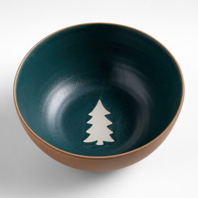 Green Trees Stoneware Cereal Bowl - image 4 of 5