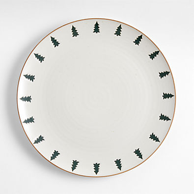 View Green Trees Stoneware Dinner Plate details