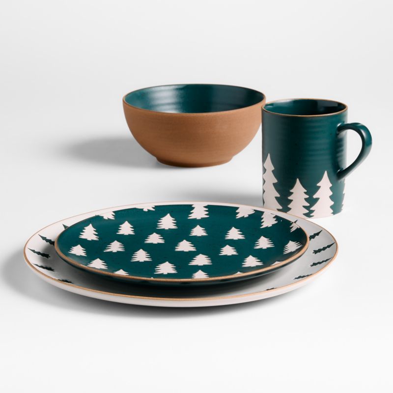 Crate and barrel christmas plates best sale