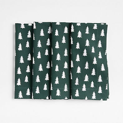View Green Trees Dinner Napkin, Set of 4 details