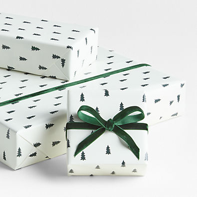 View Green Trees Holiday Gift Wrap details