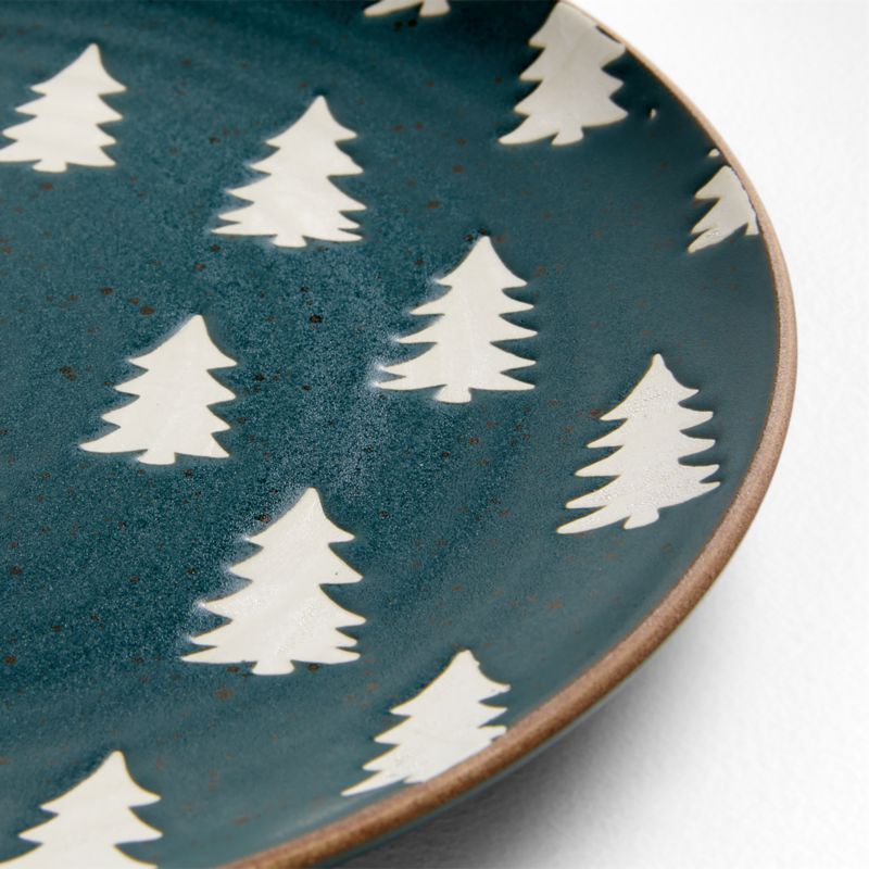 Green Trees Stoneware Salad Plate - image 5 of 7