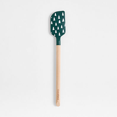 View Green Trees Silicone and Wood Spatula details