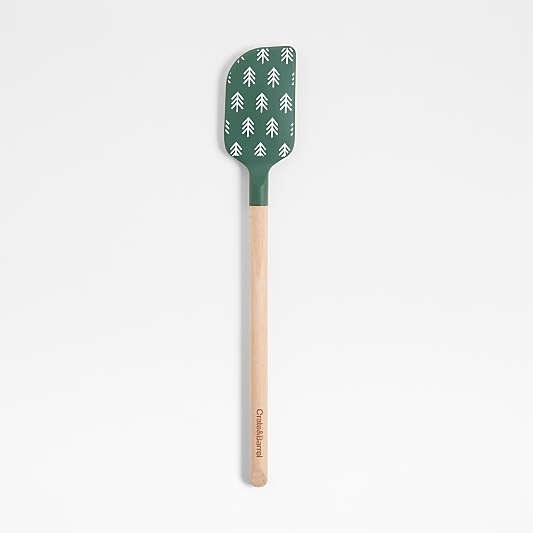 Green Trees Silicone Spatula