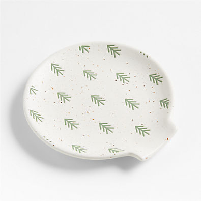 View Green Trees Stoneware Spoon Rest details