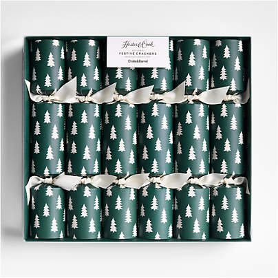 Green Trees Table Crackers by Hester and Cook